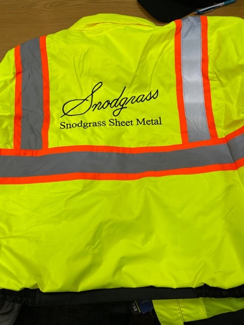 Embroidery Process at Eagle Group Outfitters